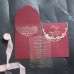 Wedding Invitation Transparent Acrylic  With Envelope Elegant Invitation Card